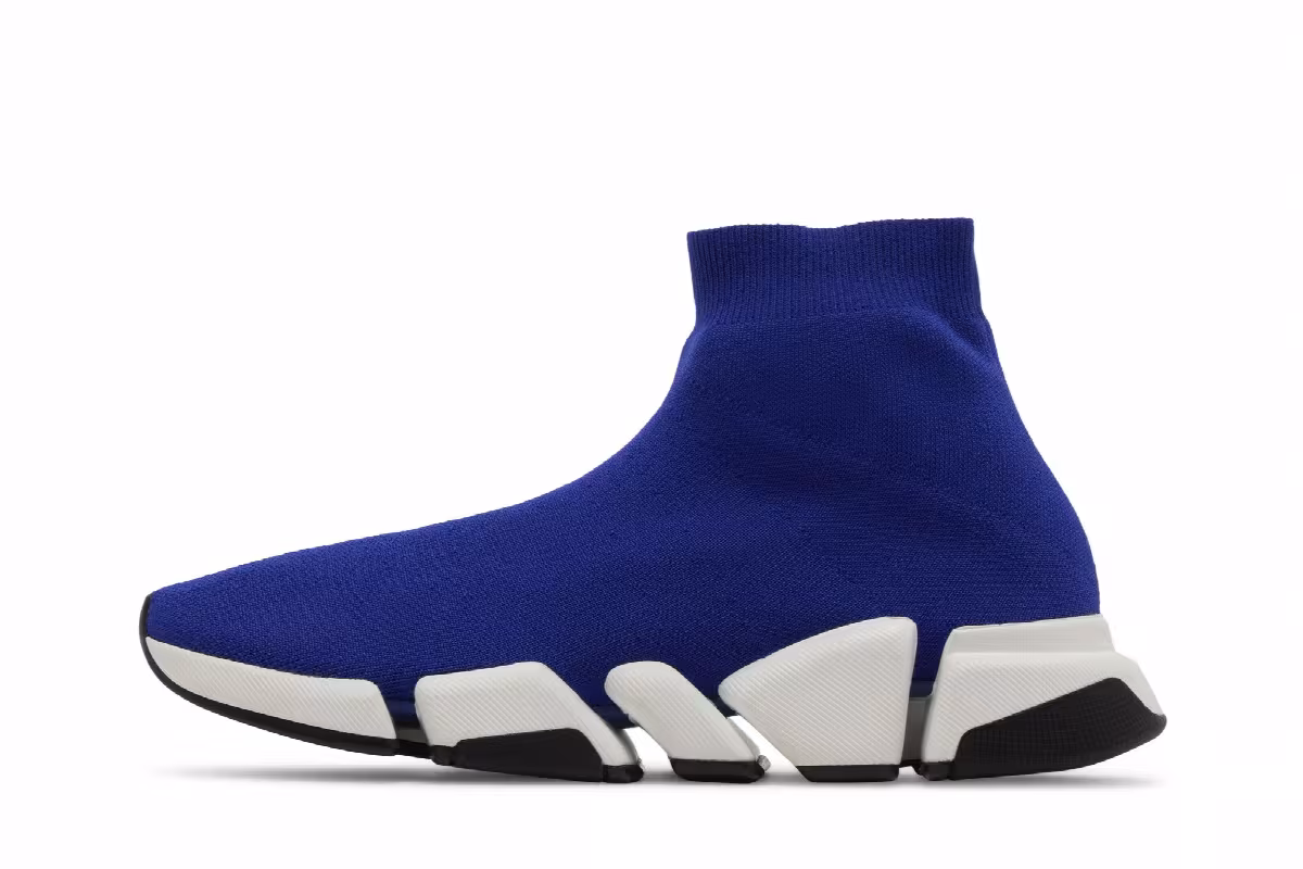 Balenciaga Speed 2.0 Sneaker Blue, view 4