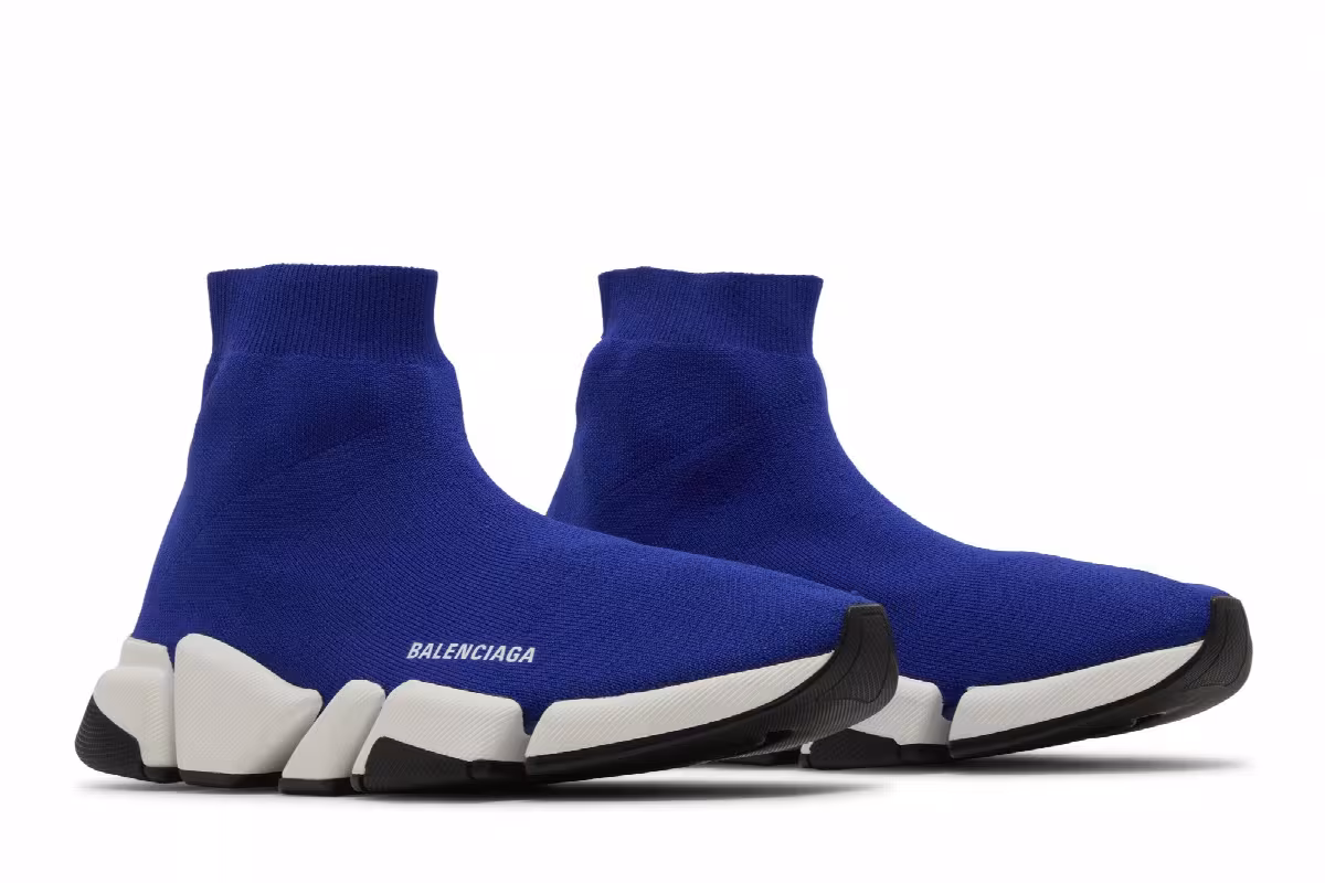 Balenciaga Speed 2.0 Sneaker Blue, view 9