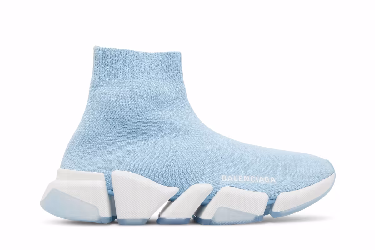 Balenciaga Women's Speed 2.0 Sneaker Indigo, view 2