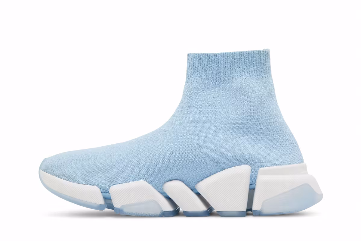 Balenciaga Women's Speed 2.0 Sneaker Indigo, view 4