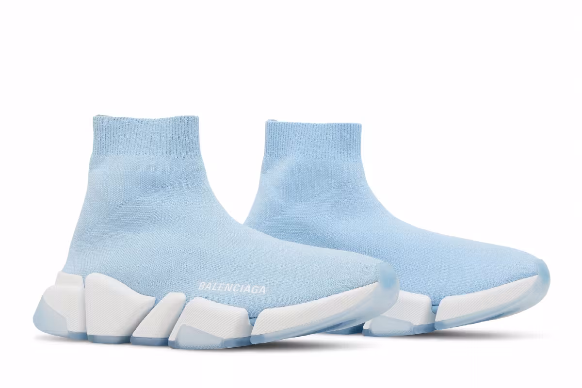Balenciaga Women's Speed 2.0 Sneaker Indigo, view 9