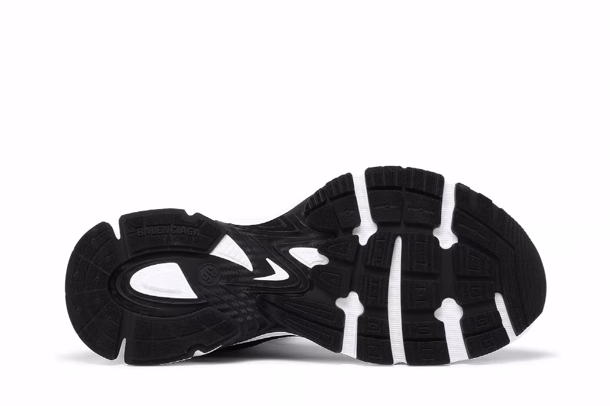 Balenciaga Women's Speed 3.0 Sneaker Black White, view 5