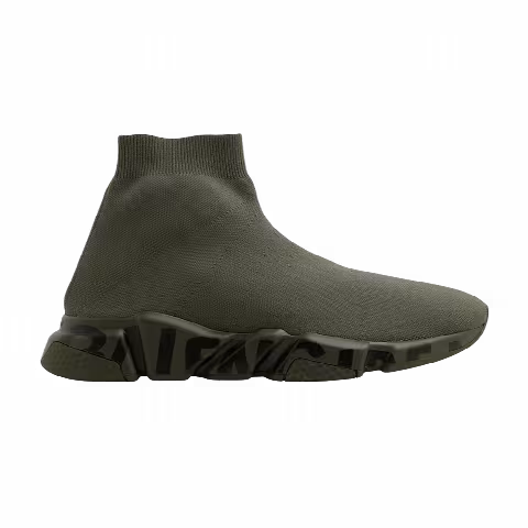 Balenciaga Speed Sneaker 'Midsole Graffiti - Kaki Black'