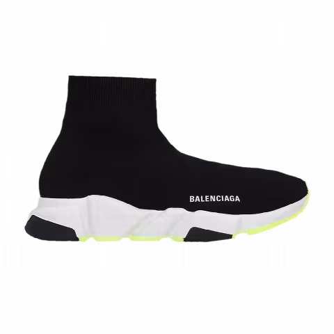 Balenciaga Speed Sneaker 'Black Fluo Yellow'