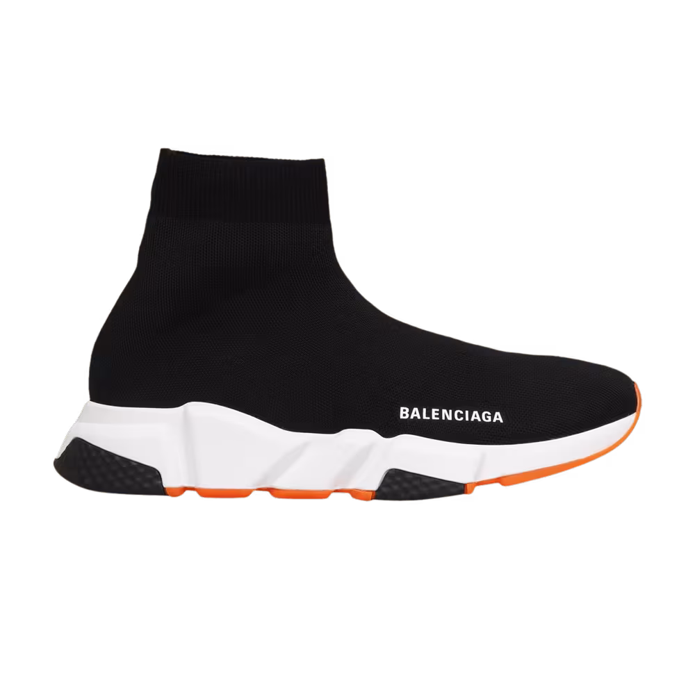 Balenciaga Speed Sneaker Black Orange Fluo