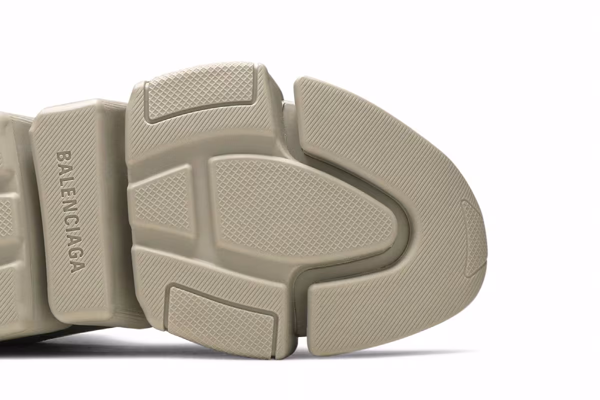 Balenciaga Women's Speed 2.0 Sneaker Allover Logo - Sand, view 6