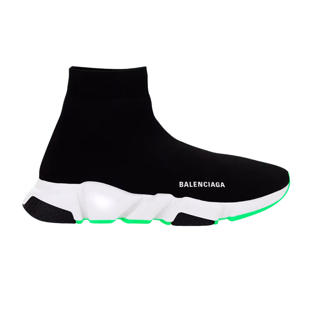Balenciaga Speed Sneaker Black Fluo Green