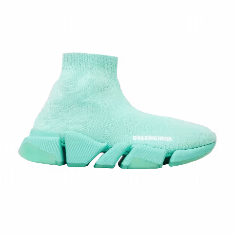 Balenciaga Wmns Speed 2.0 Sneaker 'Transparent Sole - Green'