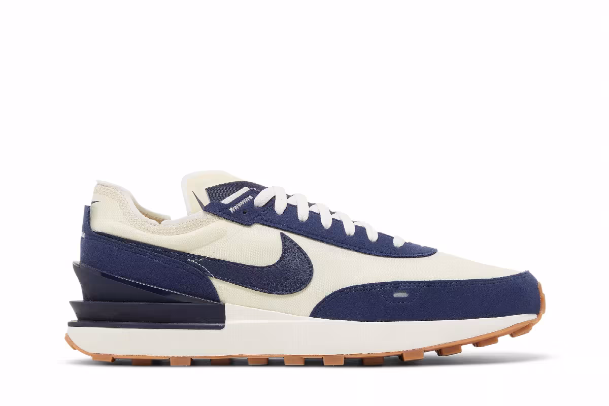 Nike Waffle One SE Midnight Navy Coconut Milk, view 2