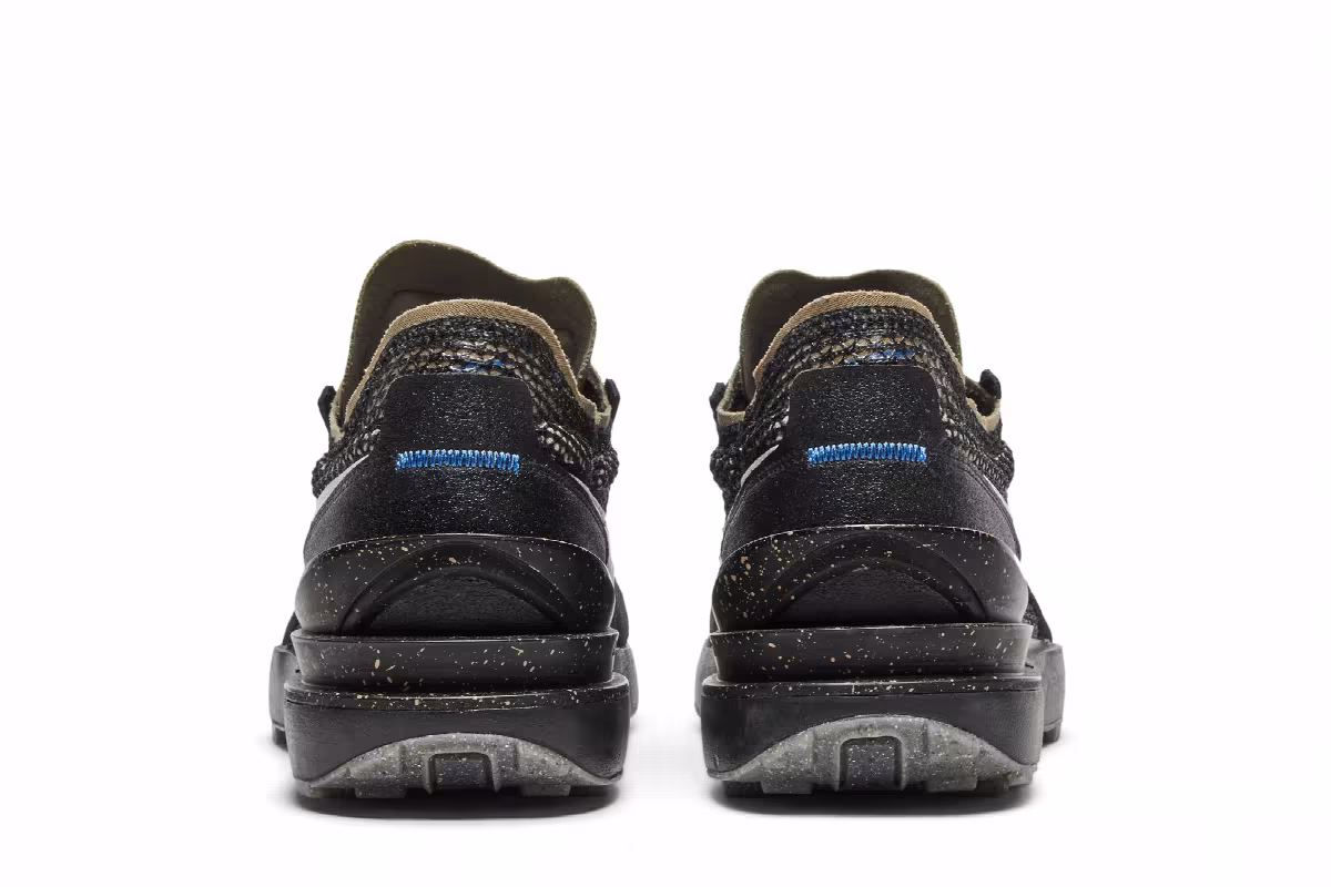 Nike Waffle One Black Iron Grey, view 7