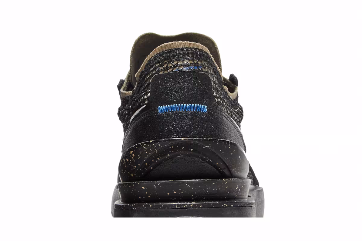 Nike Waffle One Black Iron Grey, view 8