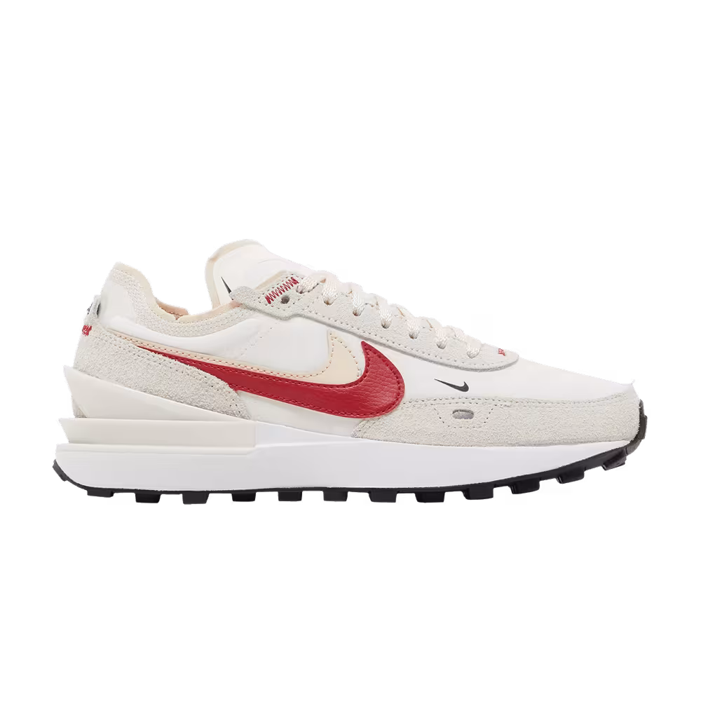 Nike Women's Waffle One SE Sail Gym Red