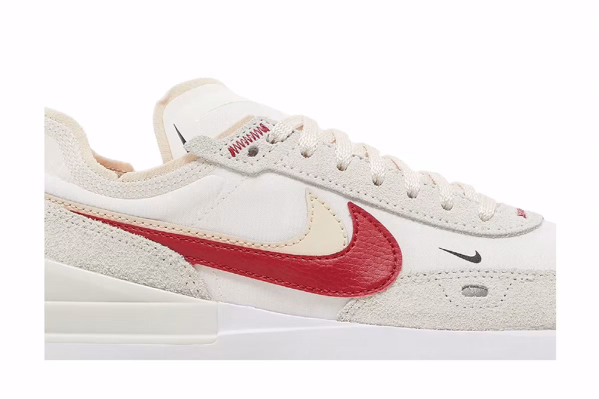 Nike Women's Waffle One SE Sail Gym Red, view 3
