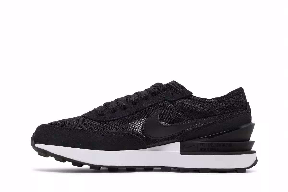 Nike Waffle One GS Black, view 4