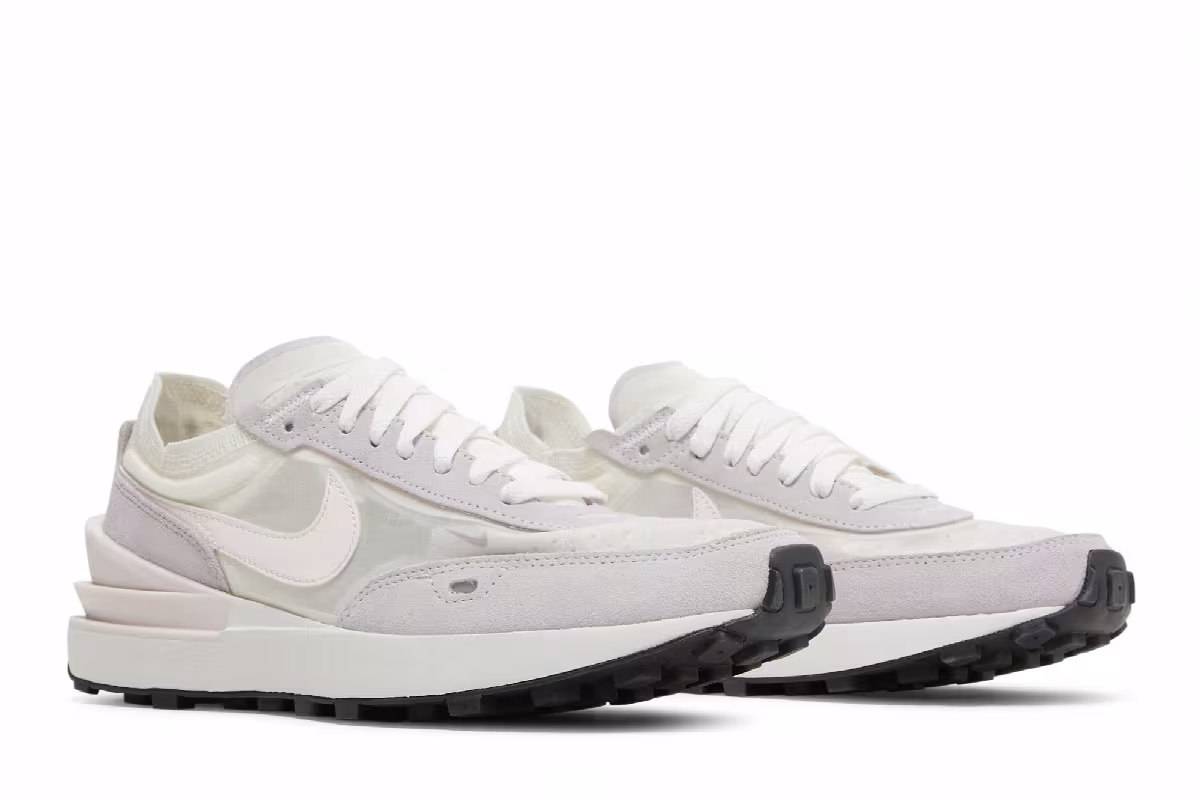 Nike Women's Waffle One Light Soft Pink, view 9
