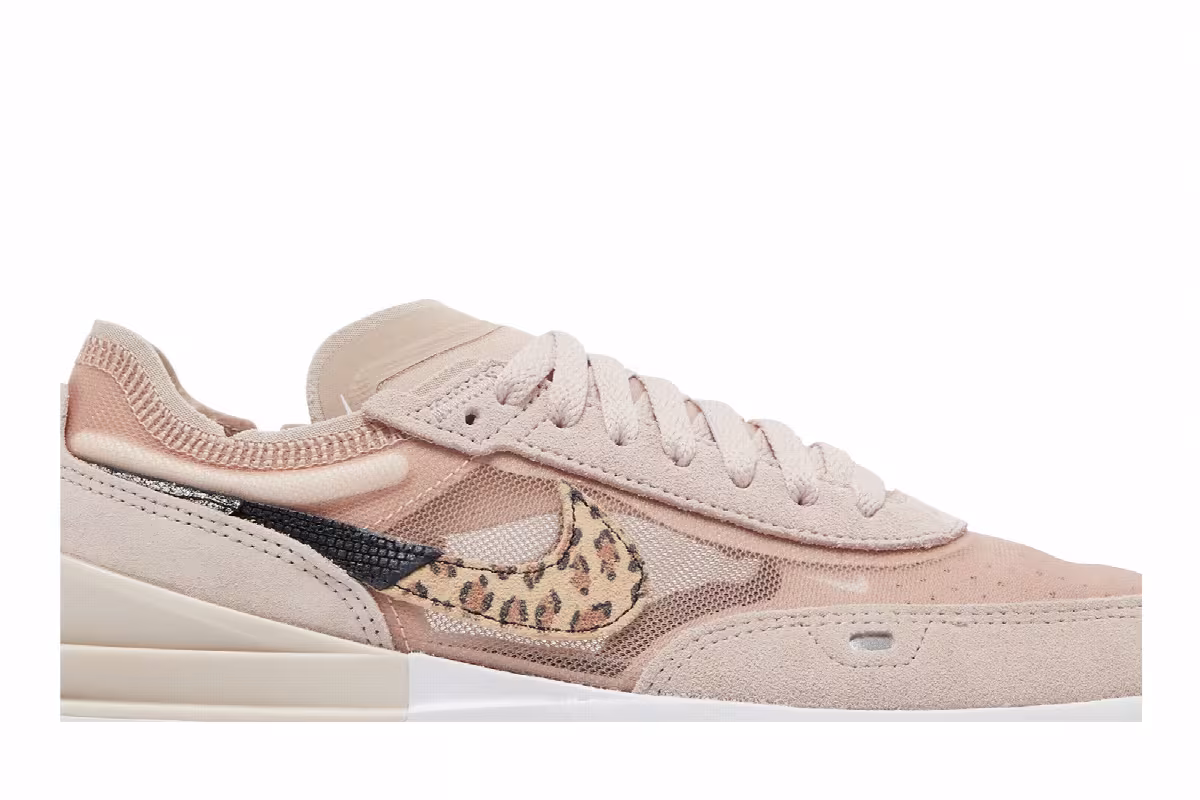 Nike Women's Waffle One SE Pink Leopard, view 3