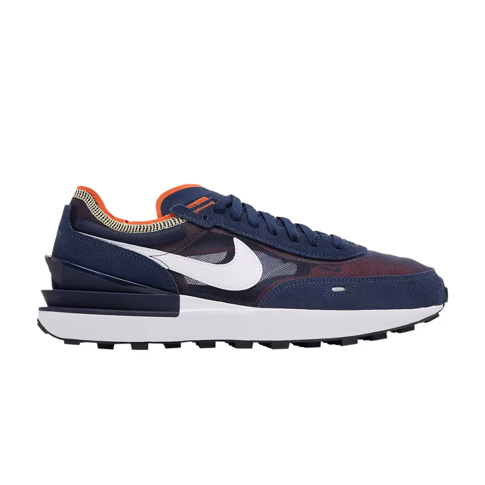 Nike Waffle One Midnight Navy Orange Melon Tint