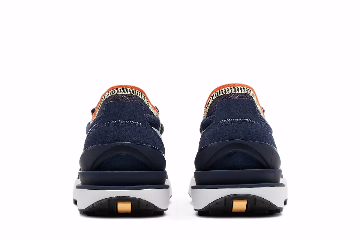 Nike Waffle One Midnight Navy Orange Melon Tint, view 7