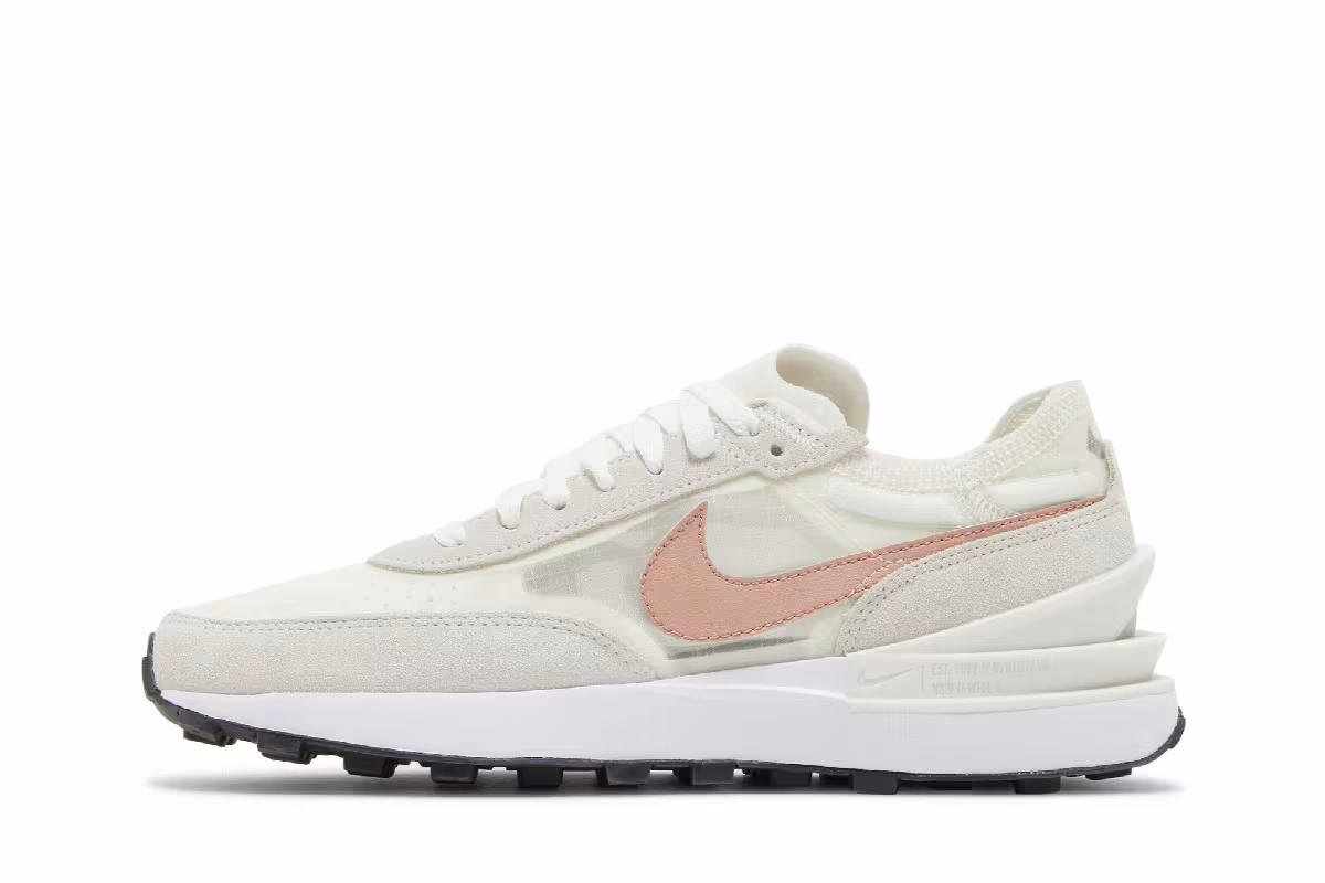 Nike Women's Waffle One Sail Rose Whisper, view 4