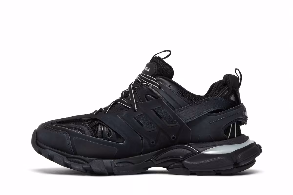 Balenciaga Track LED Sneaker Black, view 4