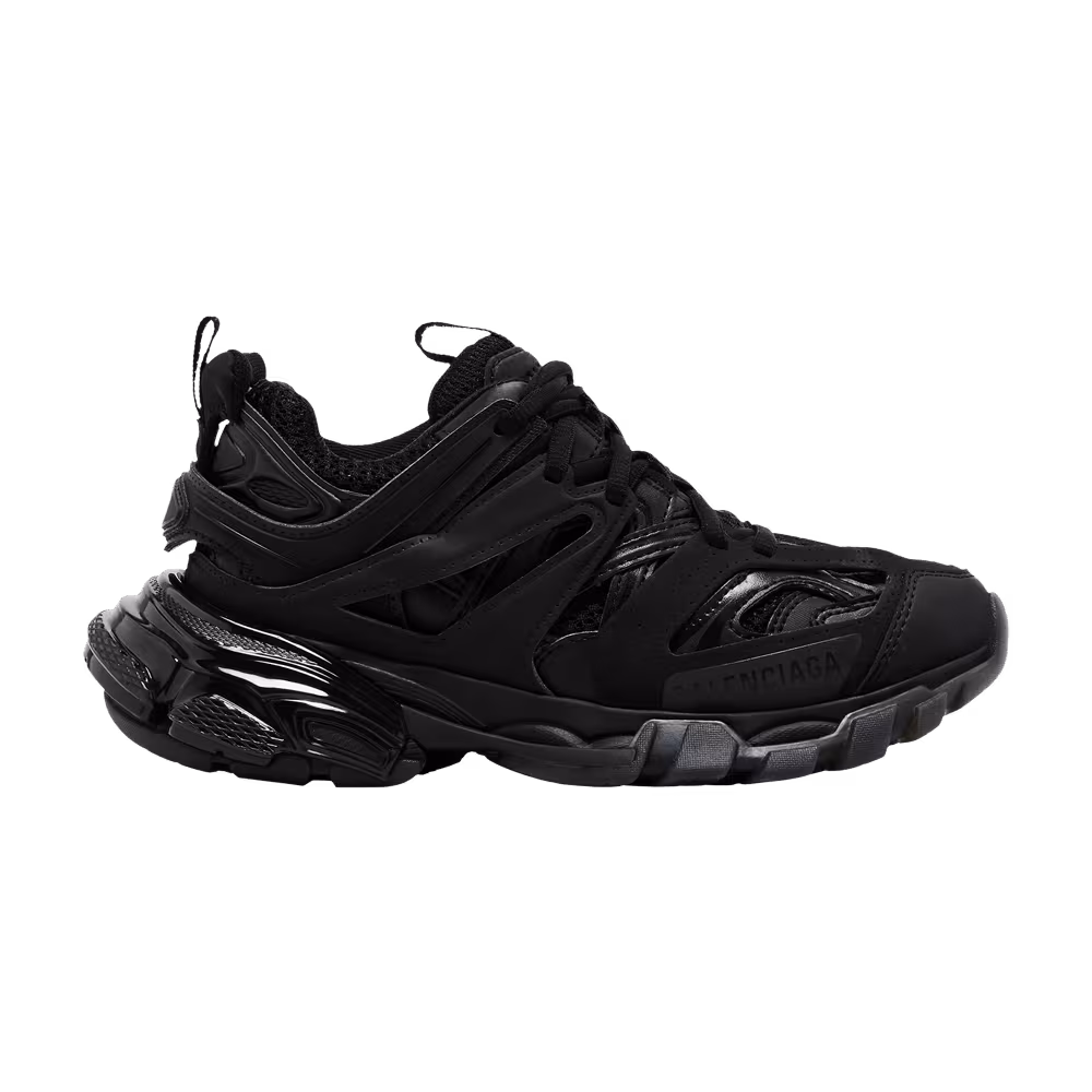Balenciaga Women's Track Sneaker Clear Sole - Black