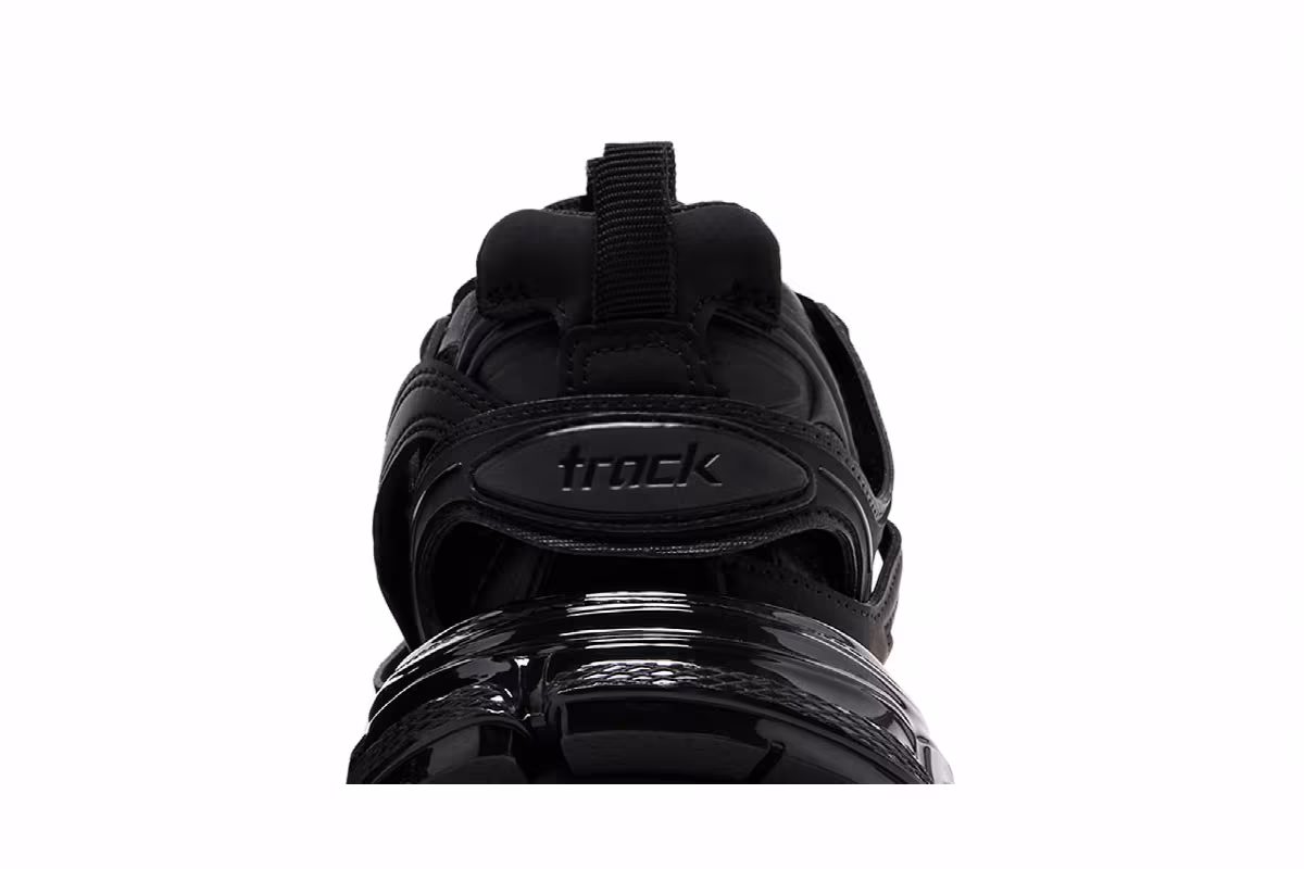 Balenciaga Women's Track Sneaker Clear Sole - Black, view 8