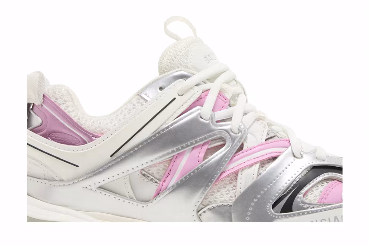 Balenciaga Women's Track Sneaker Ballet Pink Silver, view 3