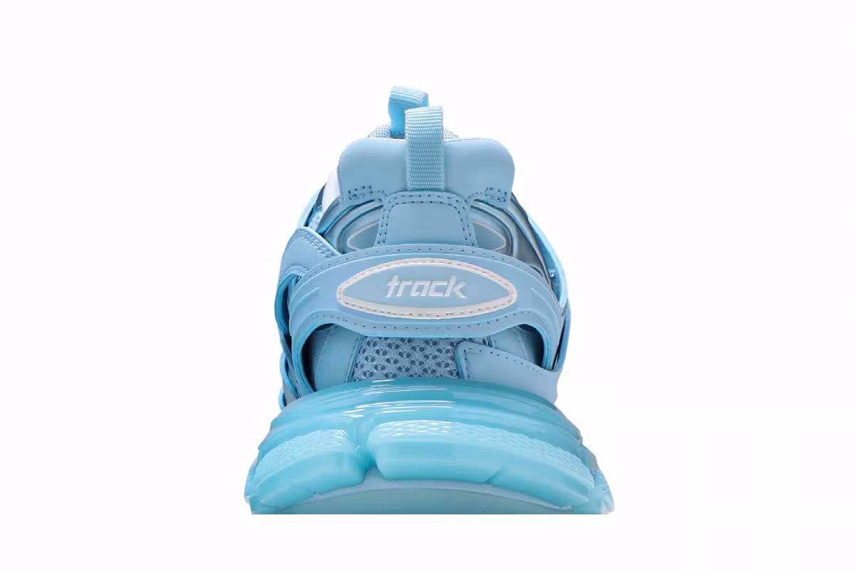 Balenciaga Track Sneaker Clear Sole - Light Blue, view 8