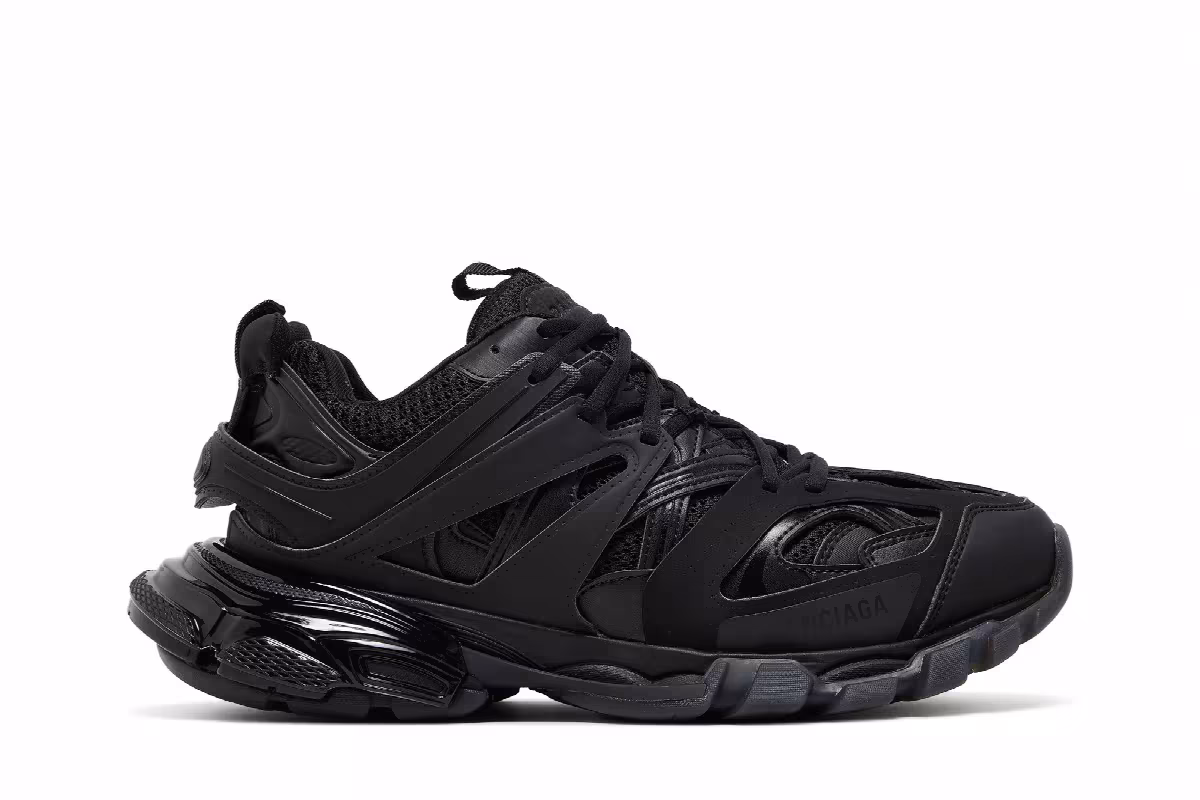 Balenciaga Track Sneaker Clear Sole - Black, view 2