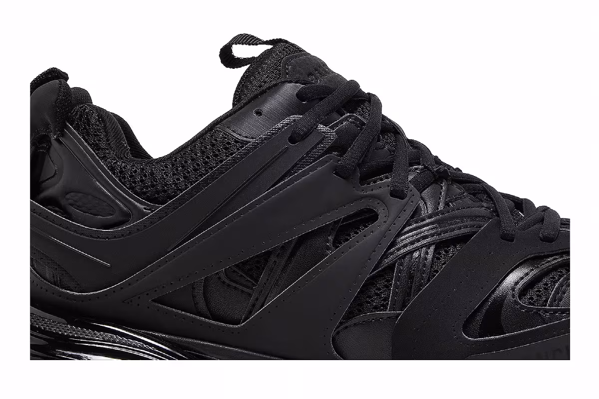 Balenciaga Track Sneaker Clear Sole - Black, view 3