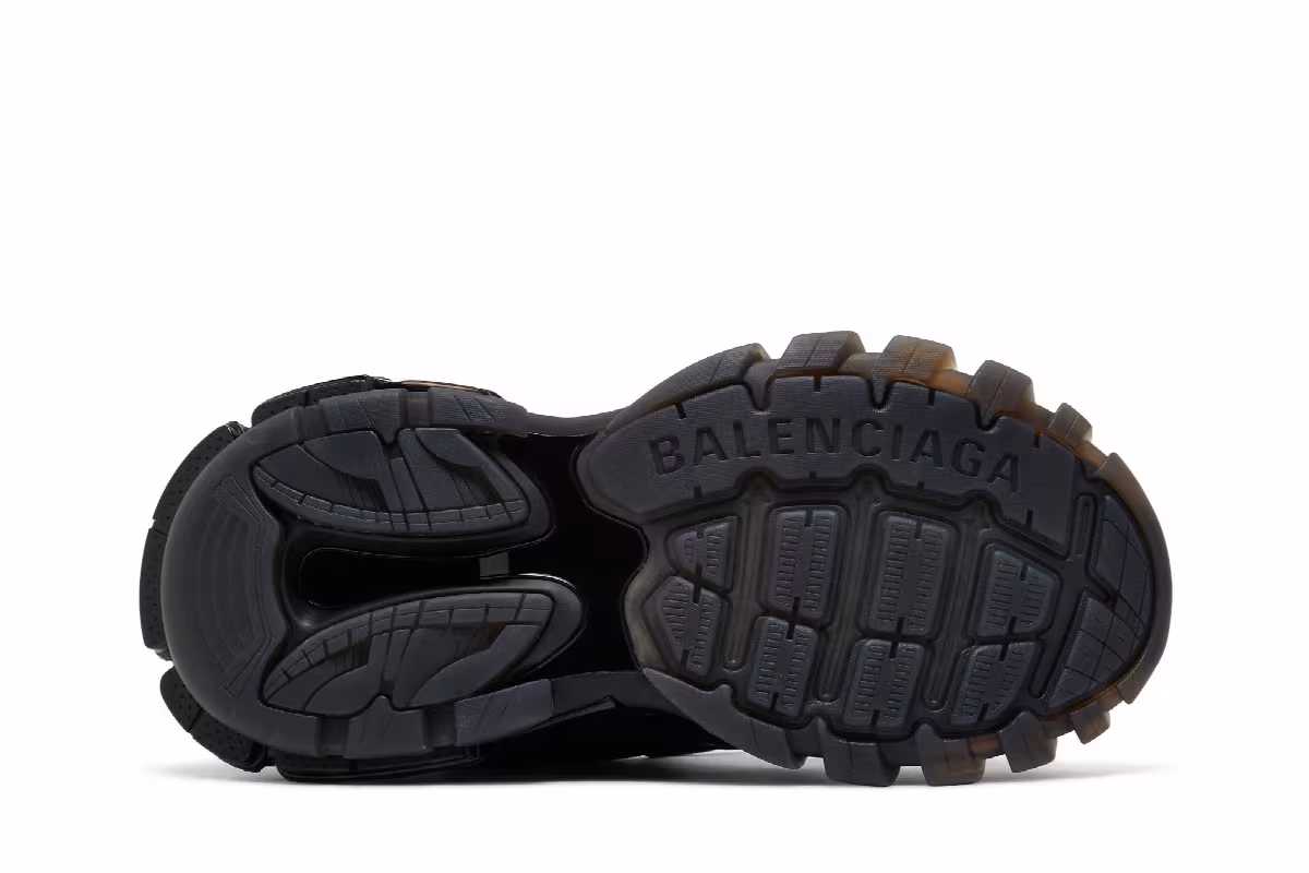Balenciaga Track Sneaker Clear Sole - Black, view 5