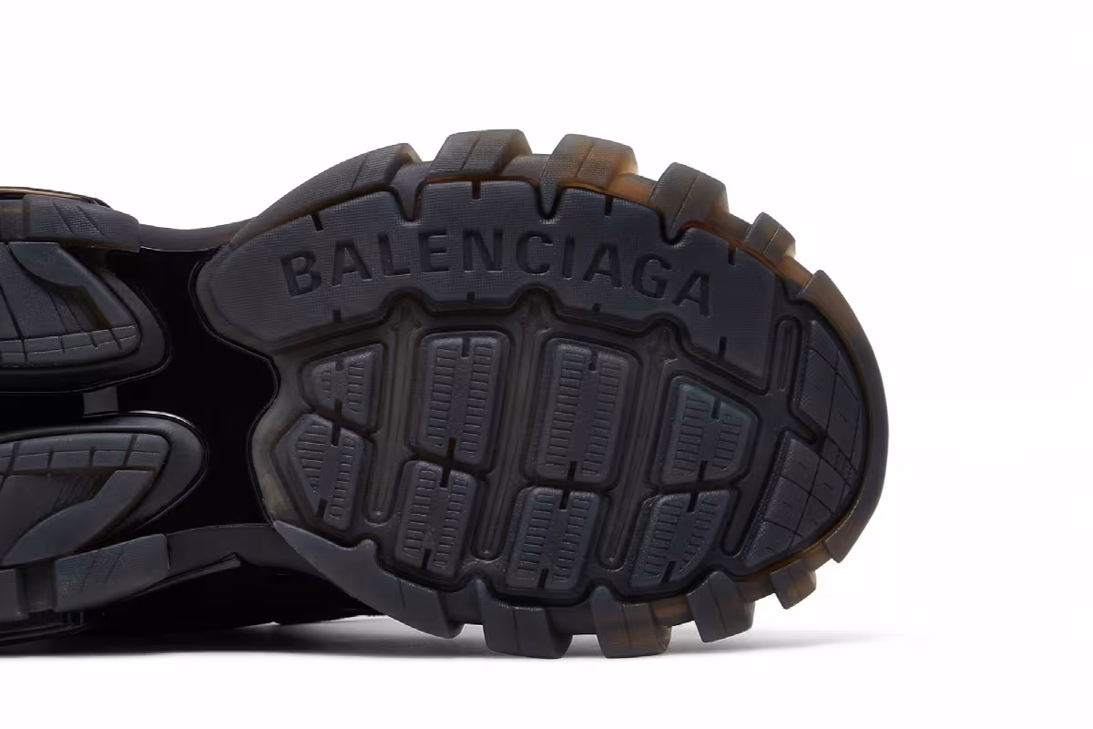 Balenciaga Track Sneaker Clear Sole - Black, view 6