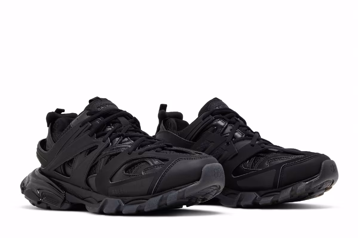 Balenciaga Track Sneaker Clear Sole - Black, view 9