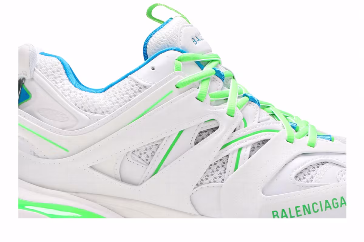 Balenciaga Track Sneaker White Green, view 3