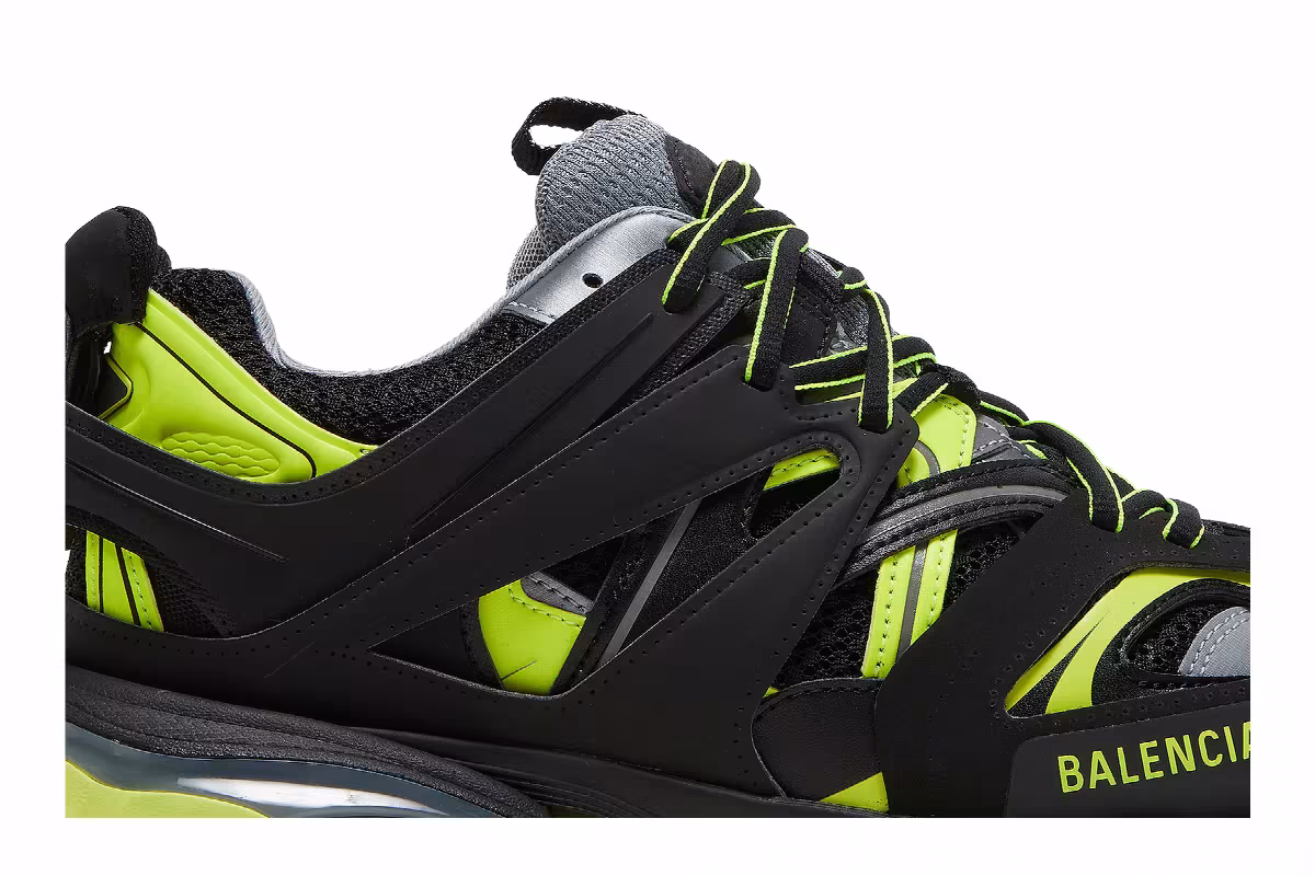 Balenciaga Track Sneaker Black Yellow, view 3
