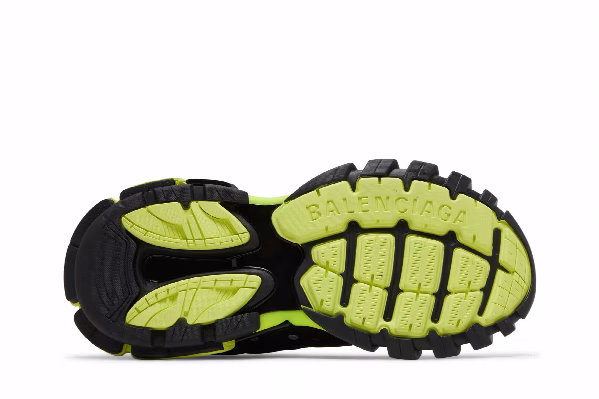 Balenciaga Track Sneaker Black Yellow, view 5