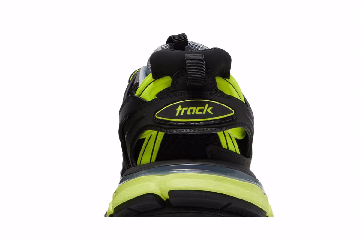 Balenciaga Track Sneaker Black Yellow, view 8