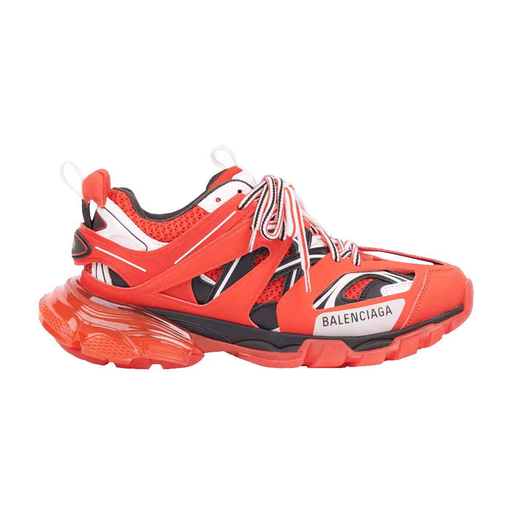 Balenciaga Track Sneaker Clear Sole - Red