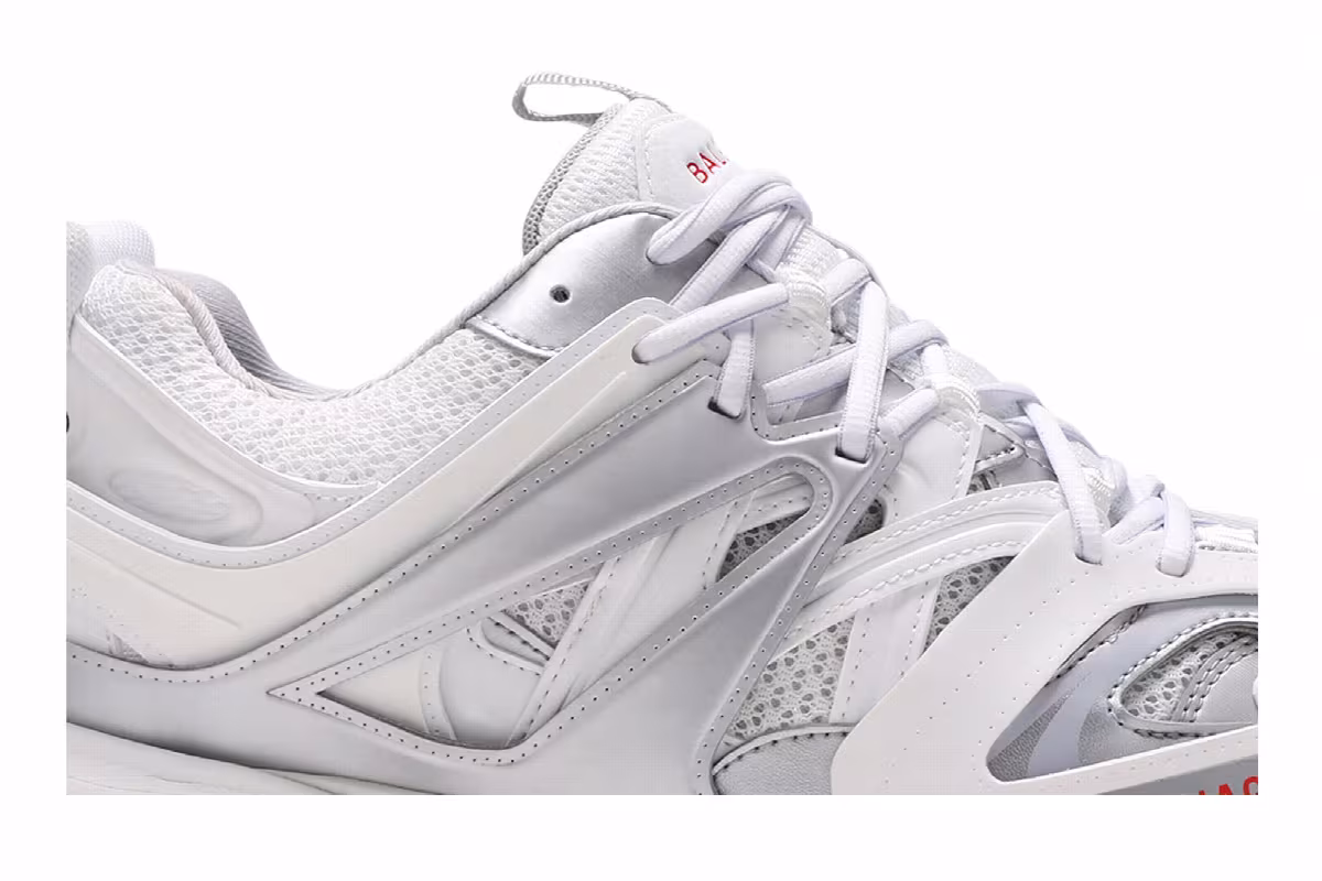 Balenciaga Track Sneaker White Red, view 3