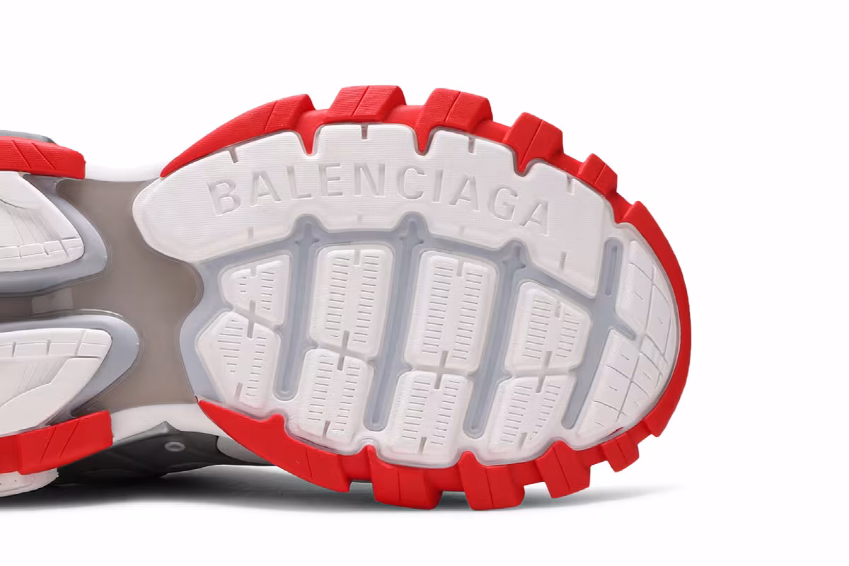 Balenciaga Track Sneaker White Red, view 6