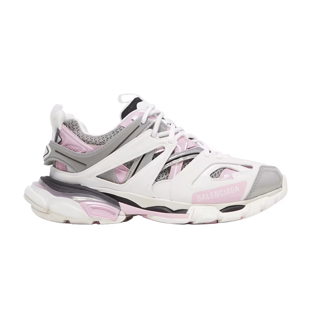 Balenciaga Women's Track Sneaker White Pink