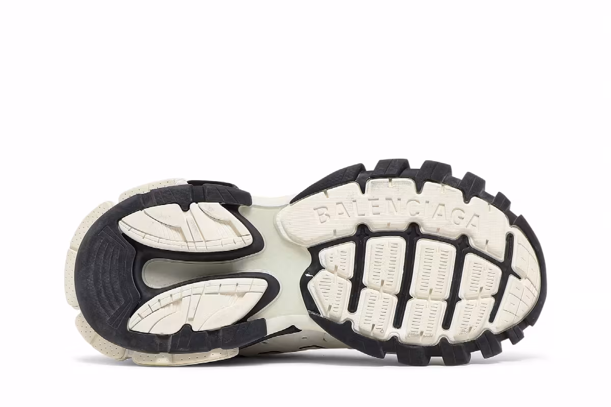 Balenciaga Track Sneaker White Black, view 5