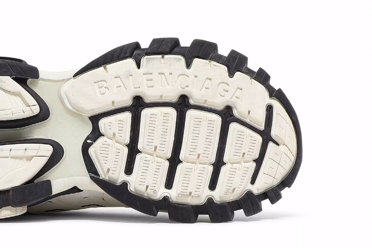 Balenciaga Track Sneaker White Black, view 6