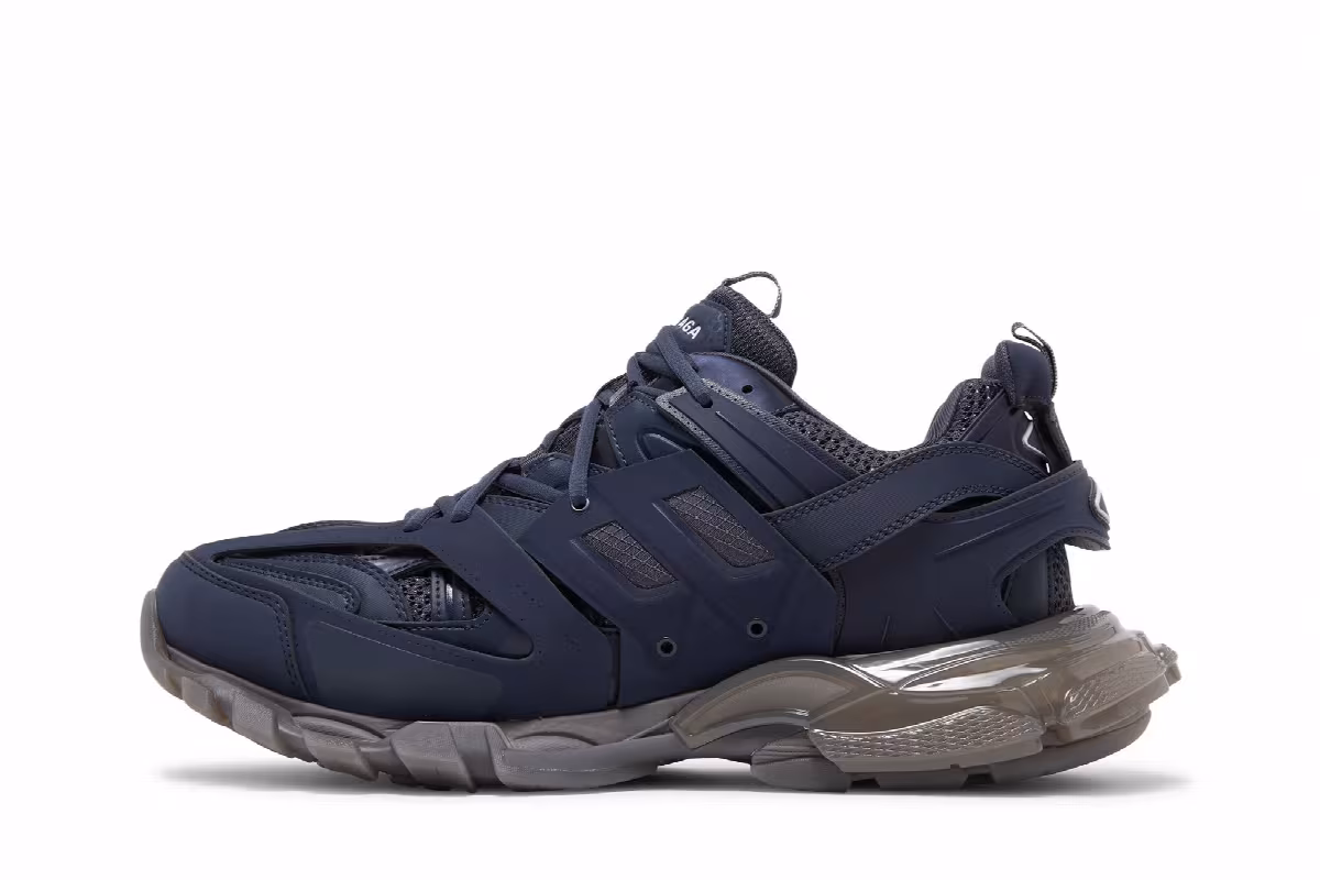 Balenciaga Track Sneaker Clear Sole - Dark Grey, view 4