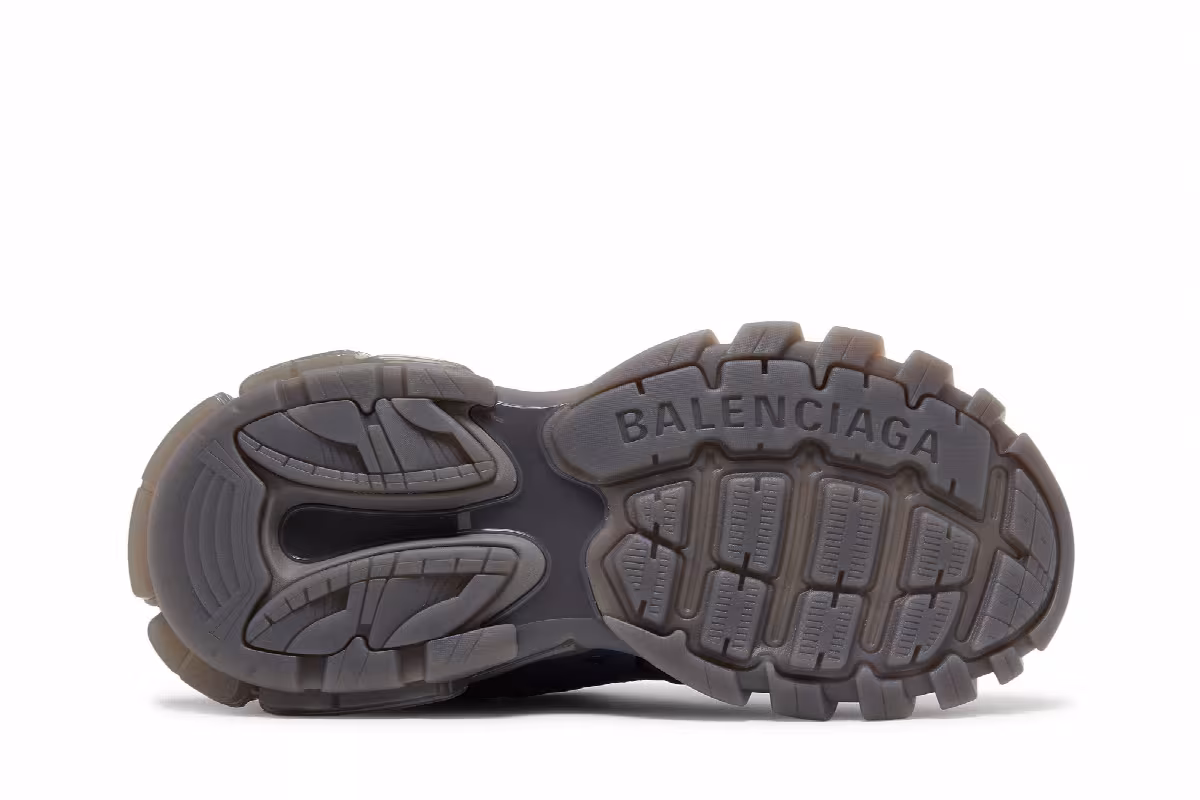 Balenciaga Track Sneaker Clear Sole - Dark Grey, view 5