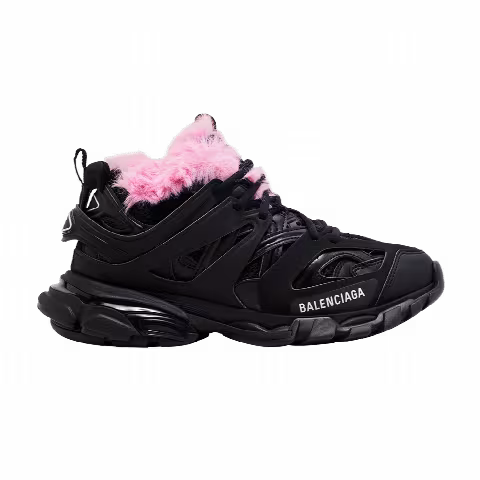 Balenciaga Wmns Track Sneaker 'Fake Fur - Black Pink'