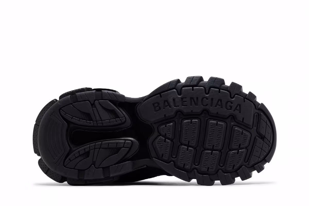 Balenciaga Women's Track Sneaker Fake Fur - Black Pink, view 5