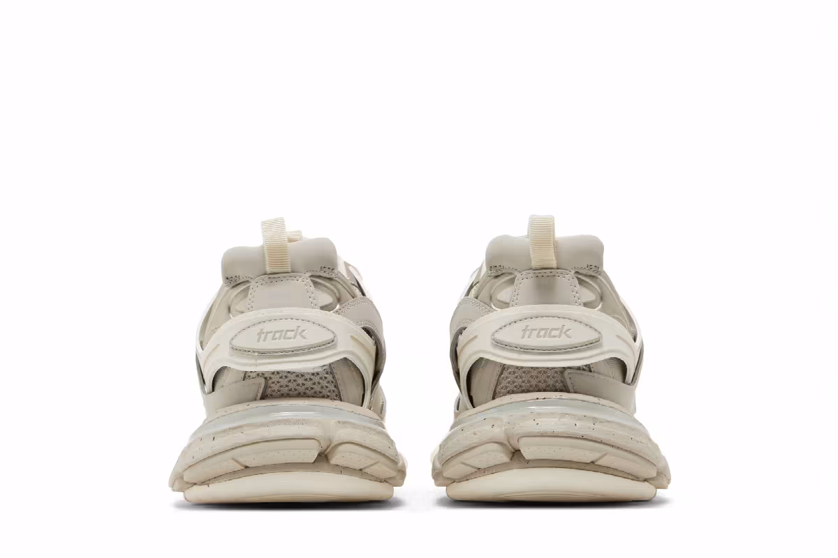 Balenciaga Track Sneaker Beige Speckled, view 7