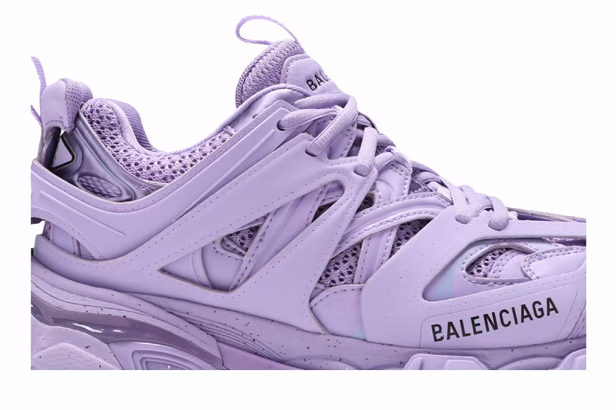 Balenciaga Women's Track Sneaker Lilac, view 3