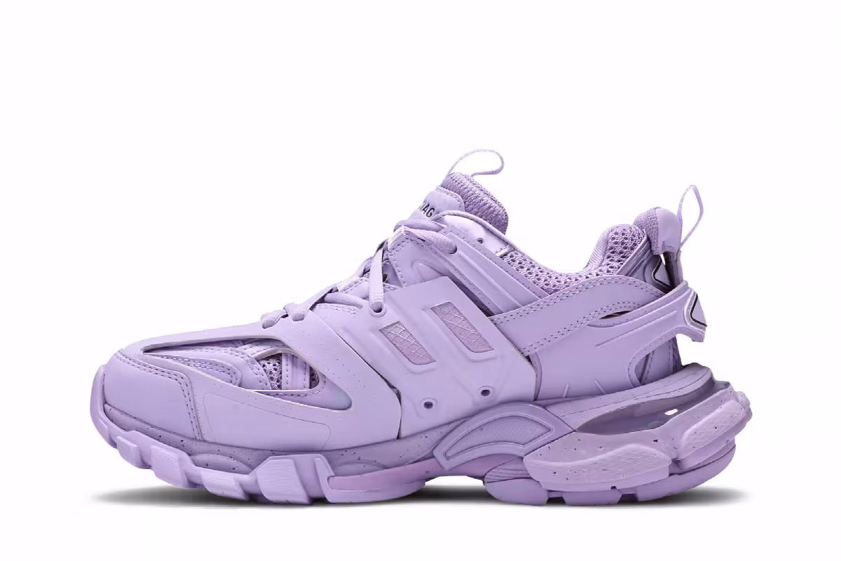 Balenciaga Women's Track Sneaker Lilac, view 4